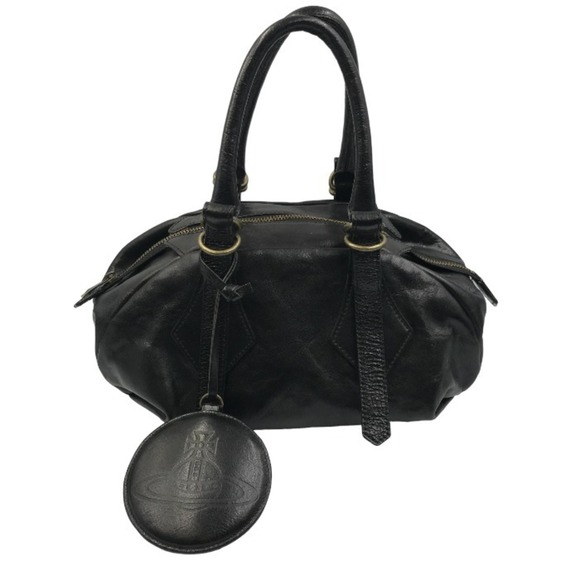 Vivienne Westwood Black Polyurethane Handbag main image 1
